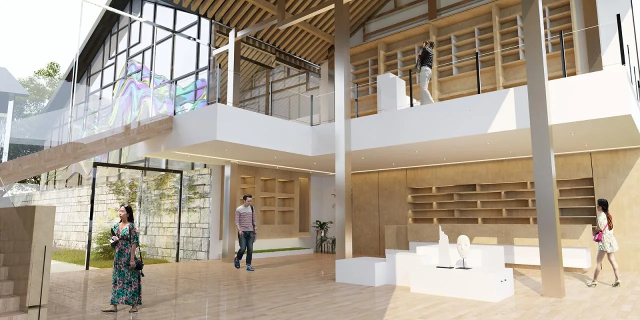 BIM Architecture | Linhe Moying - Xianshi Ancient Town Activity Complex Scheme Design/Outsiders Architecture