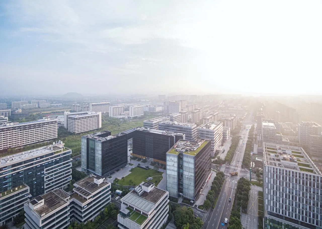 BIM architecture | Gad works | Open and closed three-dimensional garden, Hangzhou Guanrui Building