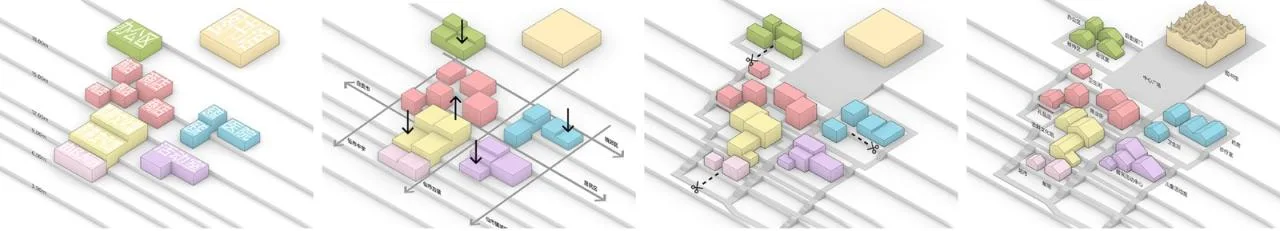 BIM Architecture | Linhe Moying - Xianshi Ancient Town Activity Complex Scheme Design/Outsiders Architecture