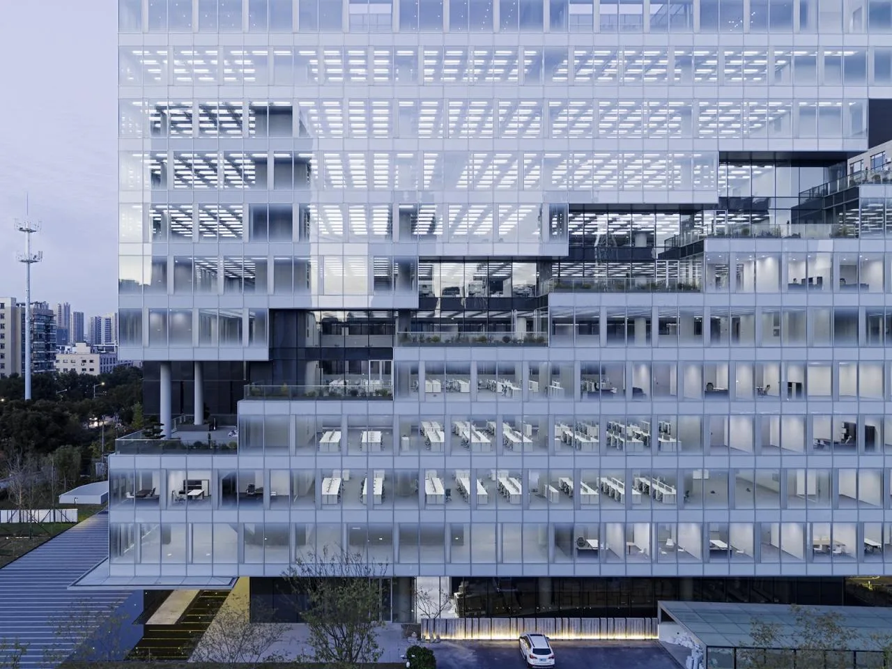 BIM Architecture | Hangzhou Weixing Intelligent Headquarters Project Record/Meng Fanhao - ad × line+