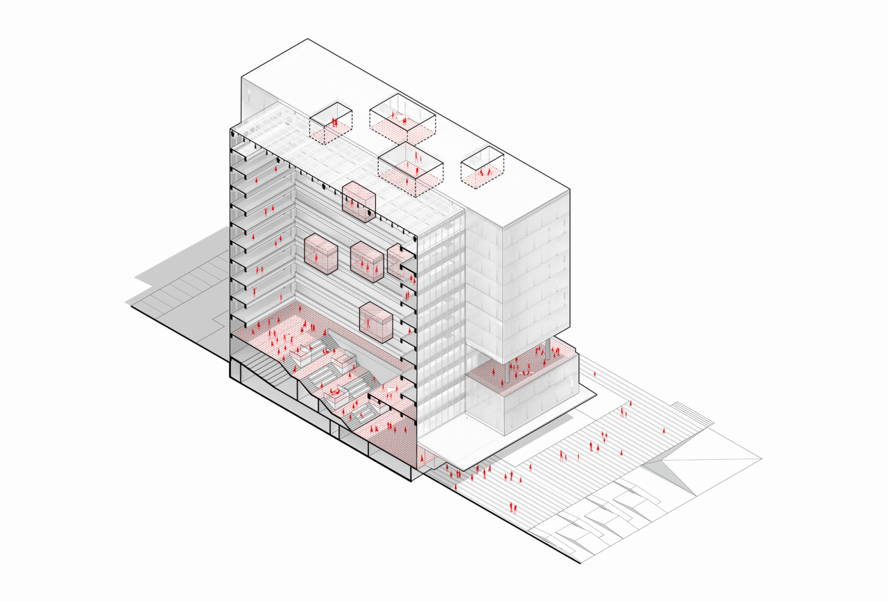BIM Architecture | Hangzhou Weixing Intelligent Headquarters Project Record/Meng Fanhao - ad × line+