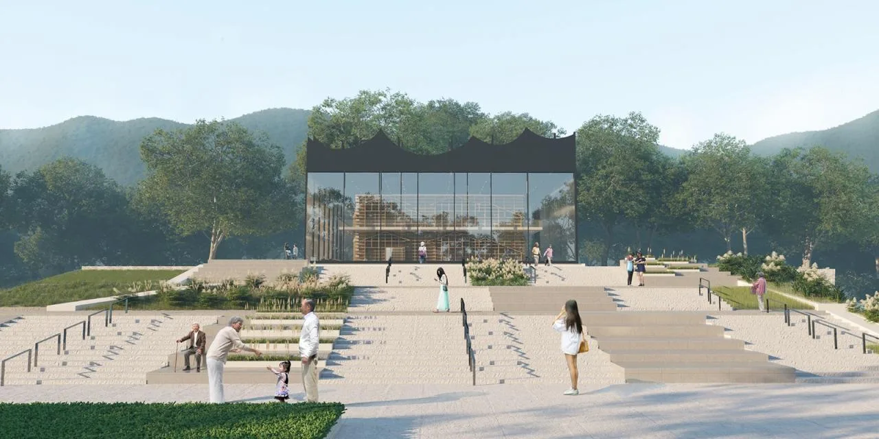 BIM Architecture | Linhe Moying - Xianshi Ancient Town Activity Complex Scheme Design/Outsiders Architecture