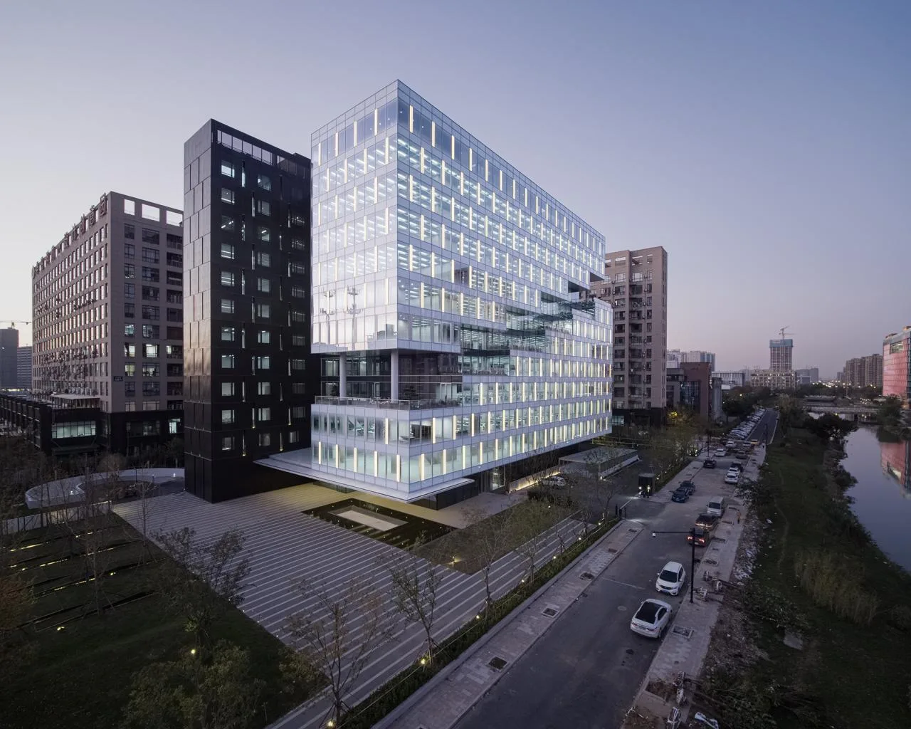 BIM Architecture | Hangzhou Weixing Intelligent Headquarters Project Record/Meng Fanhao - ad × line+