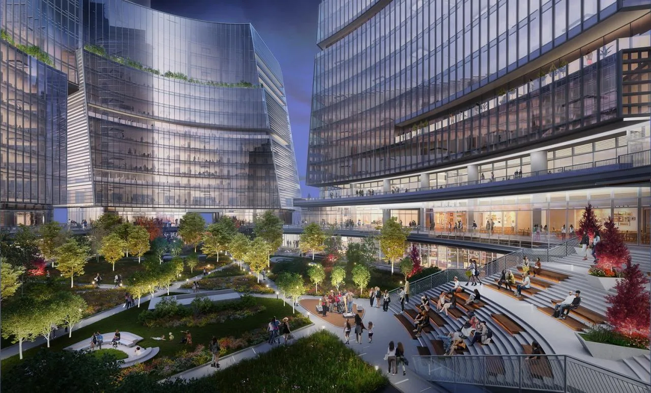 BIM Architecture | Chengdu High tech Vanke Center - Urban Garden of High tech Zone/Laguarda. Low Architects