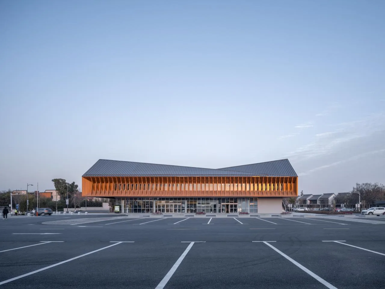 BIM Architecture | Zhujiajiao Tourist Service Center/Unparalleled Architecture Studio