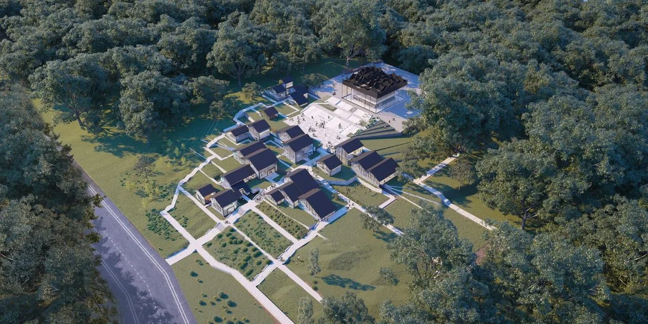 BIM Architecture | Linhe Moying - Xianshi Ancient Town Activity Complex Scheme Design/Outsiders Architecture