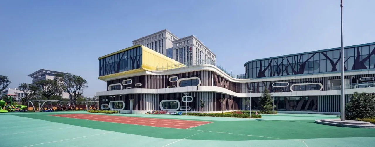 BIM Architecture | Weinan Municipal Government Kindergarten/Zhonghe Yuanchuang Architectural Design Co., Ltd