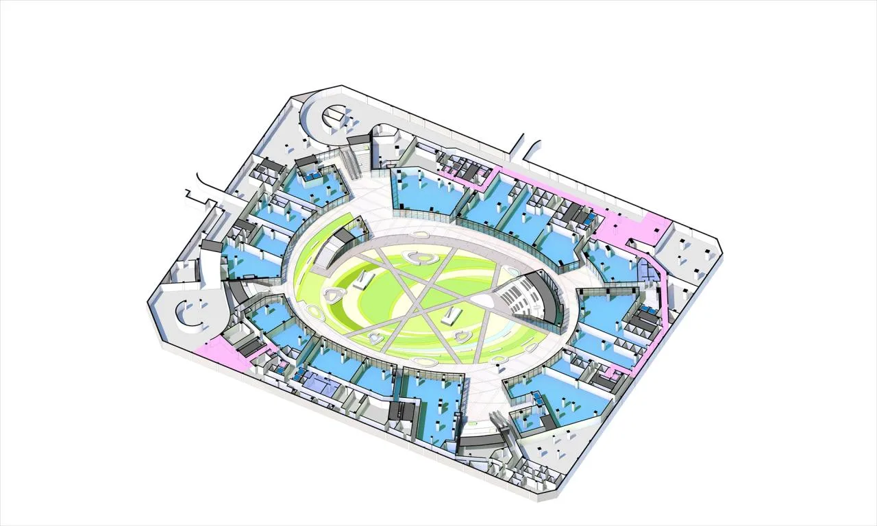 BIM Architecture | Chengdu High tech Vanke Center - Urban Garden of High tech Zone/Laguarda. Low Architects