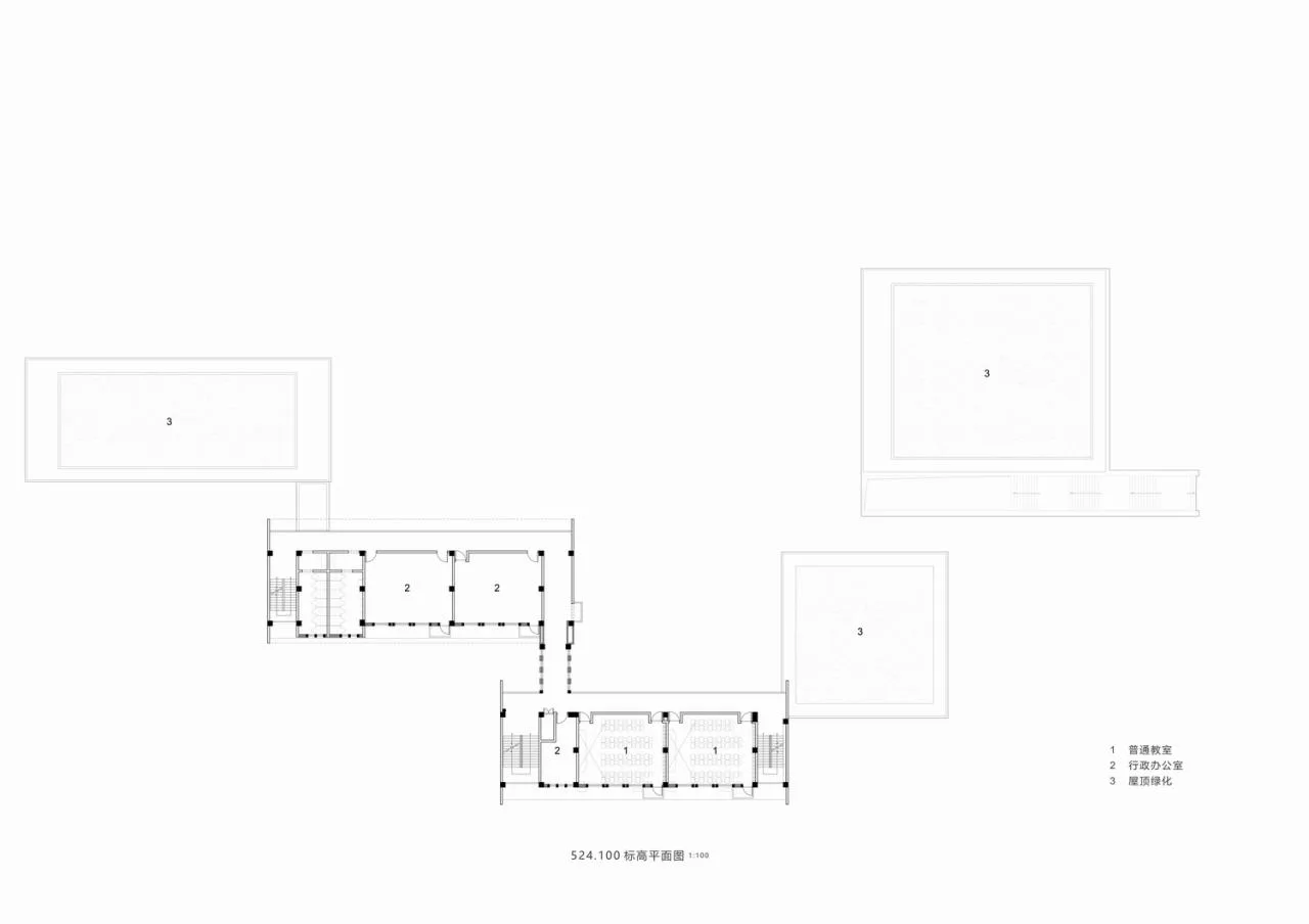 BIM Architecture | Huangjia Primary School Expansion Project - Order Geometry/Foundation Building