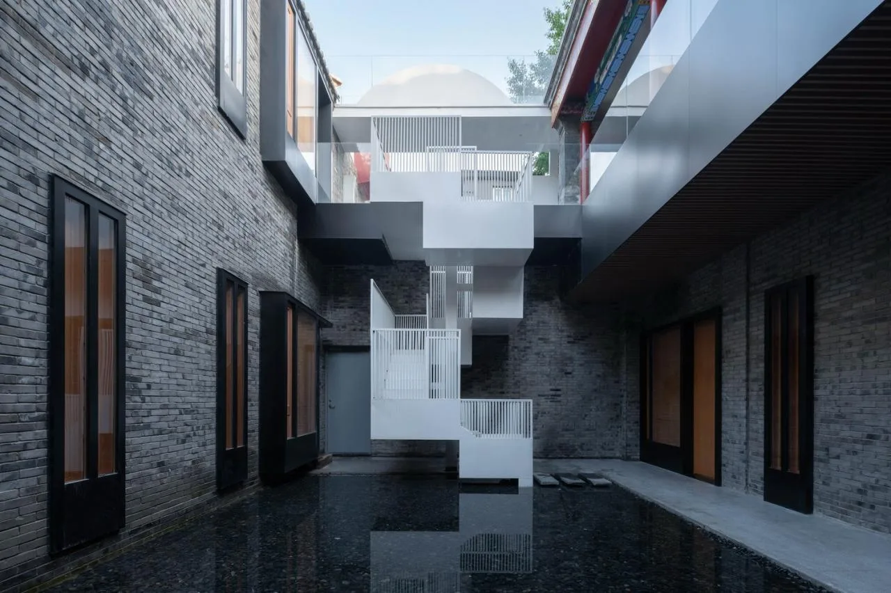 BIM Architecture | Interwoven Dialogue between New and Old - Courtyard Renovation Design at 91 Beiluogu Lane/Jiejie Studio