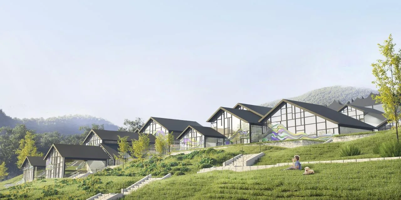 BIM Architecture | Linhe Moying - Xianshi Ancient Town Activity Complex Scheme Design/Outsiders Architecture