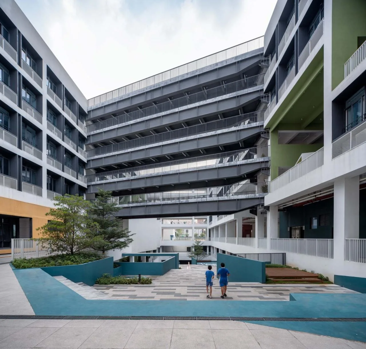 BIM Architecture | Shenzhen Longhua District Xingzhi Middle School/Zhubo Design Joint Public Works