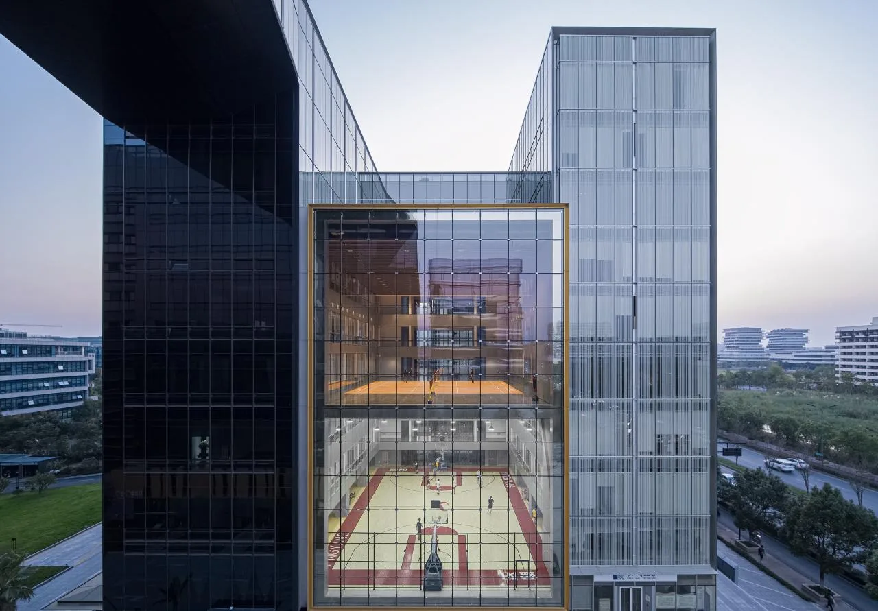 BIM architecture | Gad works | Open and closed three-dimensional garden, Hangzhou Guanrui Building