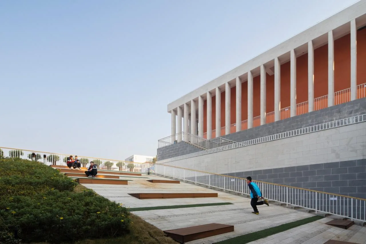 BIM Architecture | Huangjia Primary School Expansion Project - Order Geometry/Foundation Building