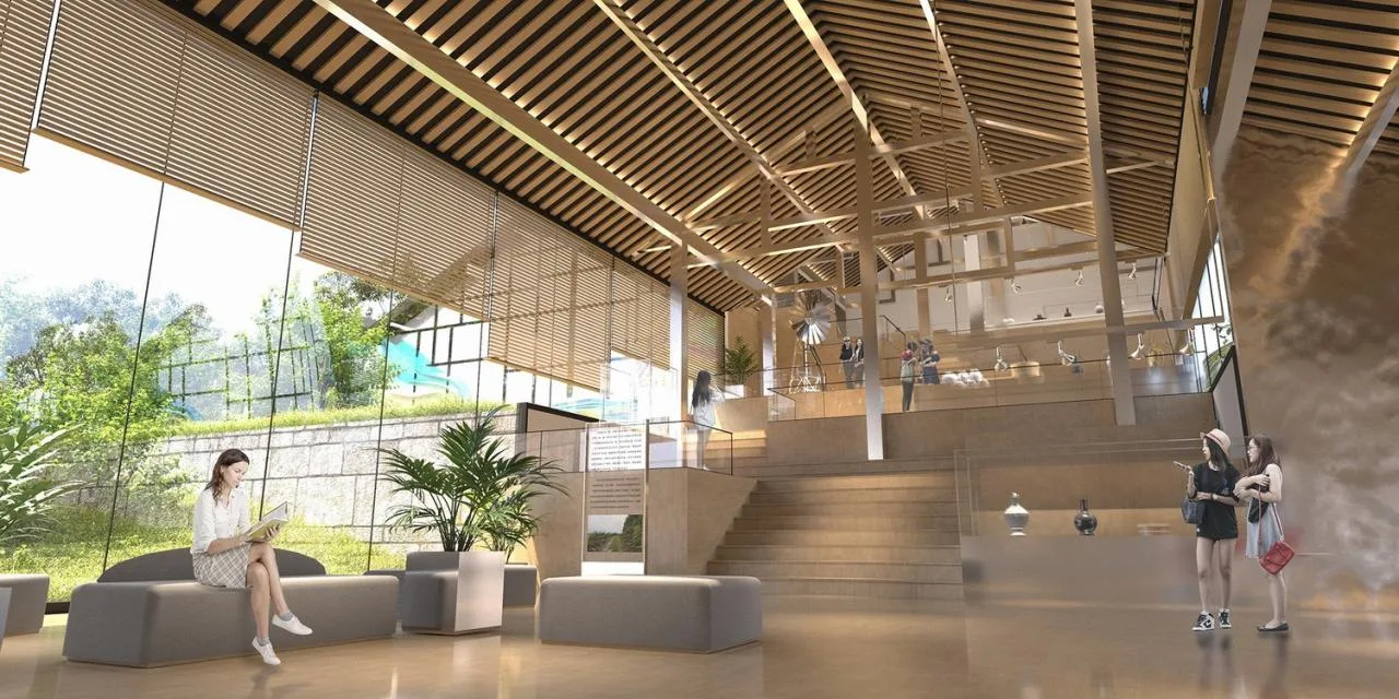 BIM Architecture | Linhe Moying - Xianshi Ancient Town Activity Complex Scheme Design/Outsiders Architecture