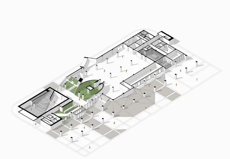 BIM Architecture | Baisha Island Financial Ecological Town Community Center/URBANUS Urban Practice