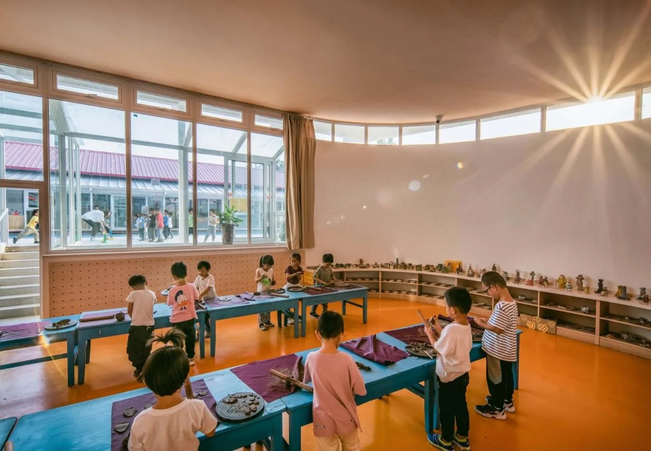 BIM Architecture | Xian County Sunshine Kindergarten/Public Architecture