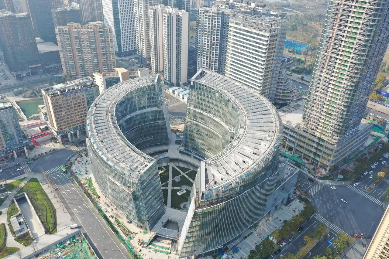 BIM Architecture | Chengdu High tech Vanke Center - Urban Garden of High tech Zone/Laguarda. Low Architects