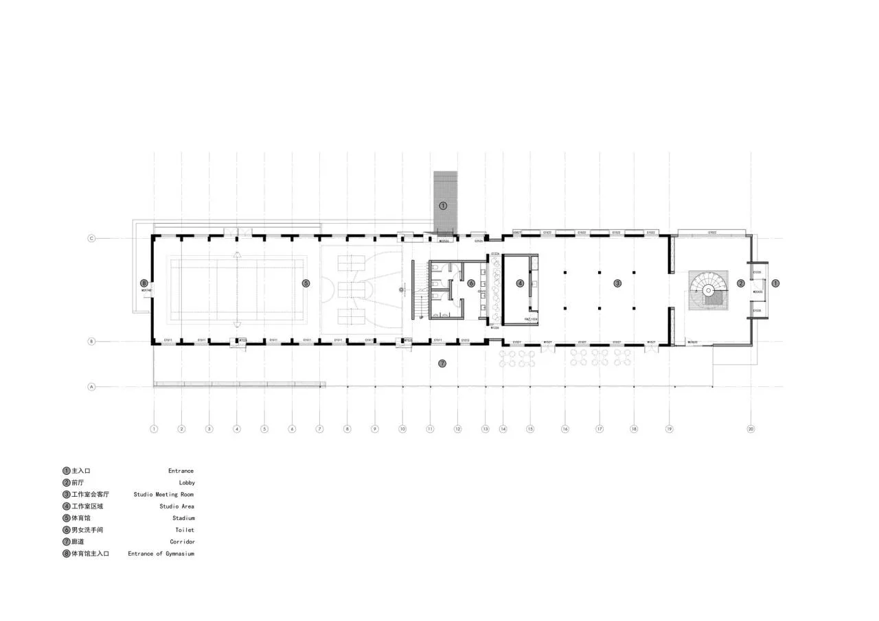 BIM Architecture | Longyou Xikou Town Rural Future Community Multi functional Sports Center+Ceramic Expert Workstation Renovation/Shanghai Yanyang Architectural Design Studio