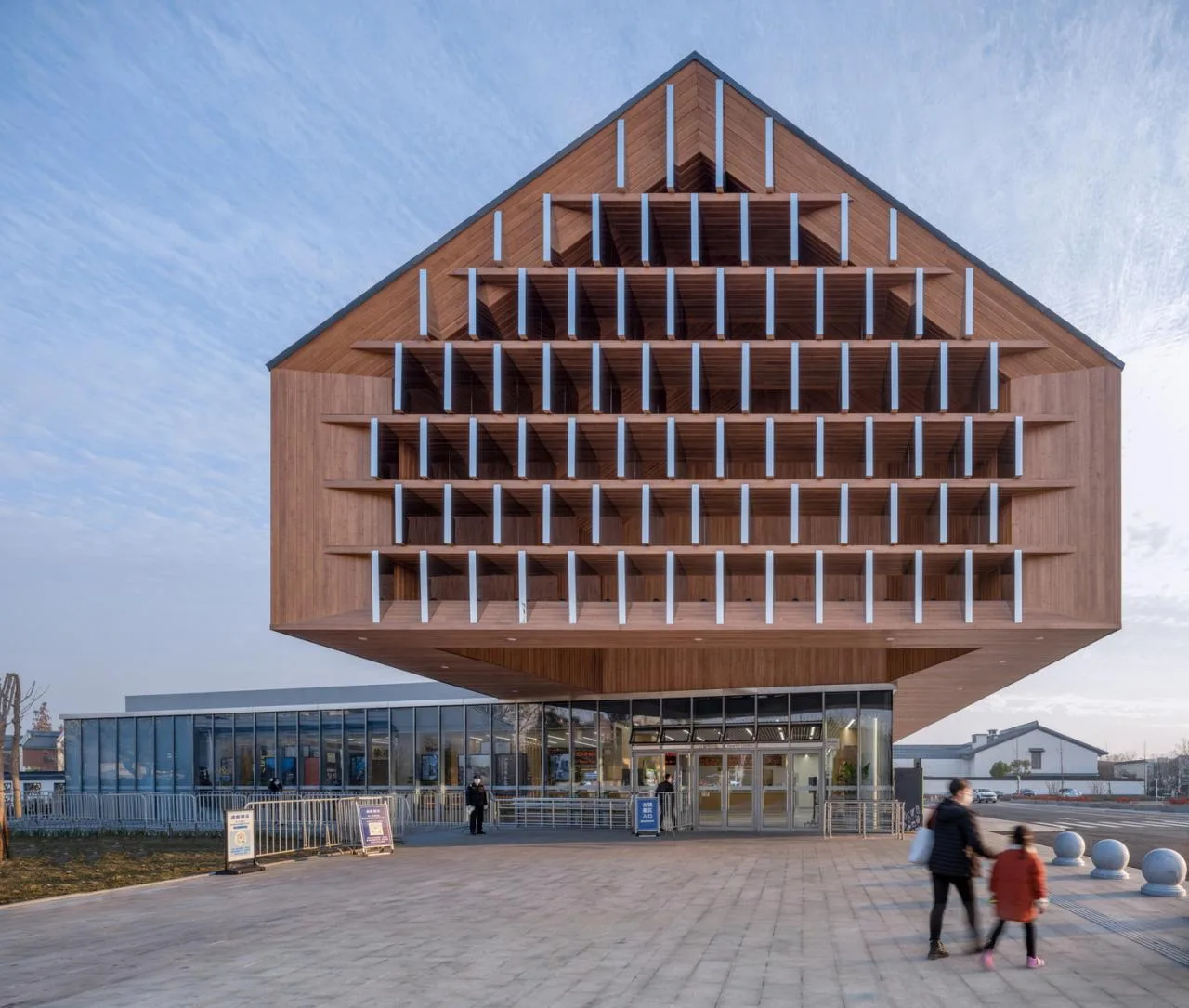 BIM Architecture | Zhujiajiao Tourist Service Center/Unparalleled Architecture Studio