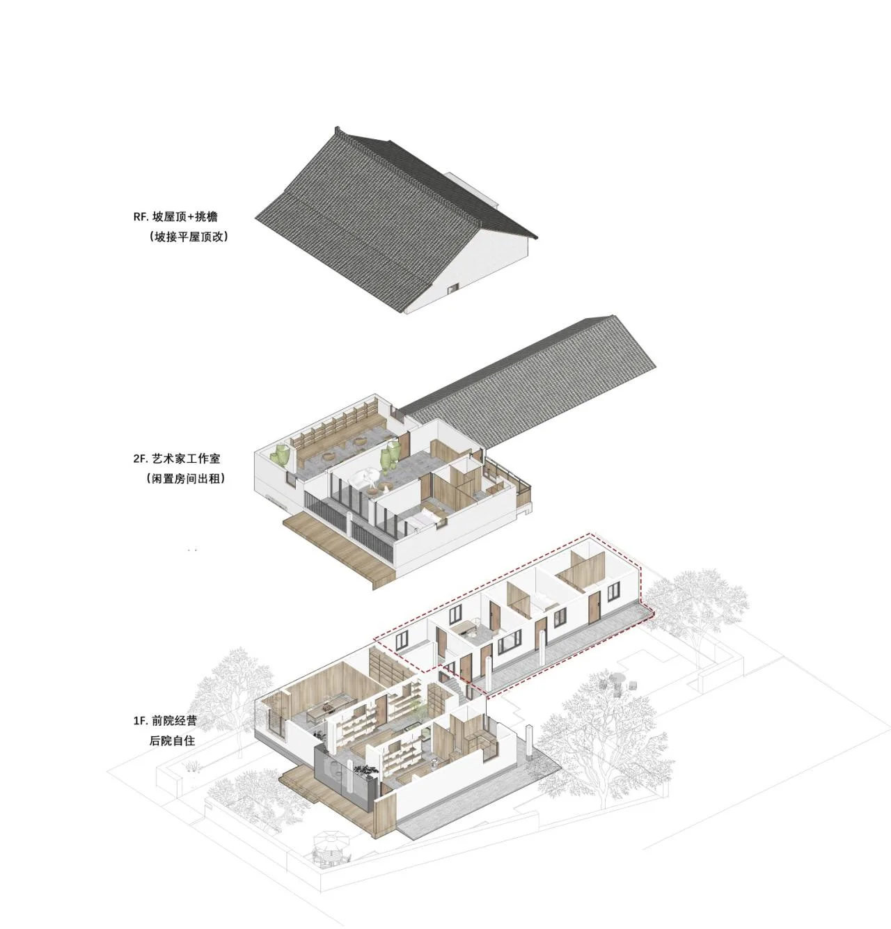 BIM Architecture | Low Cost Whole Village Renovation Practice: Rural Revitalization of Liyao Village in Fengxian, Shanghai/Water Stone Design
