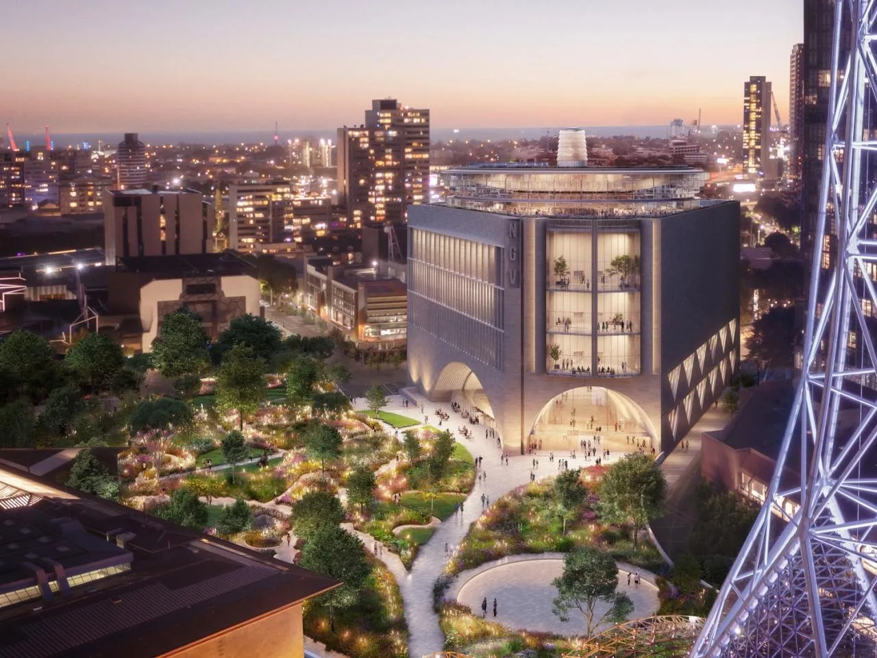 BIM Architecture | NGV Contemporary, Australia's largest contemporary art gallery, announces its proposal/Angelo Candalepas and Associates