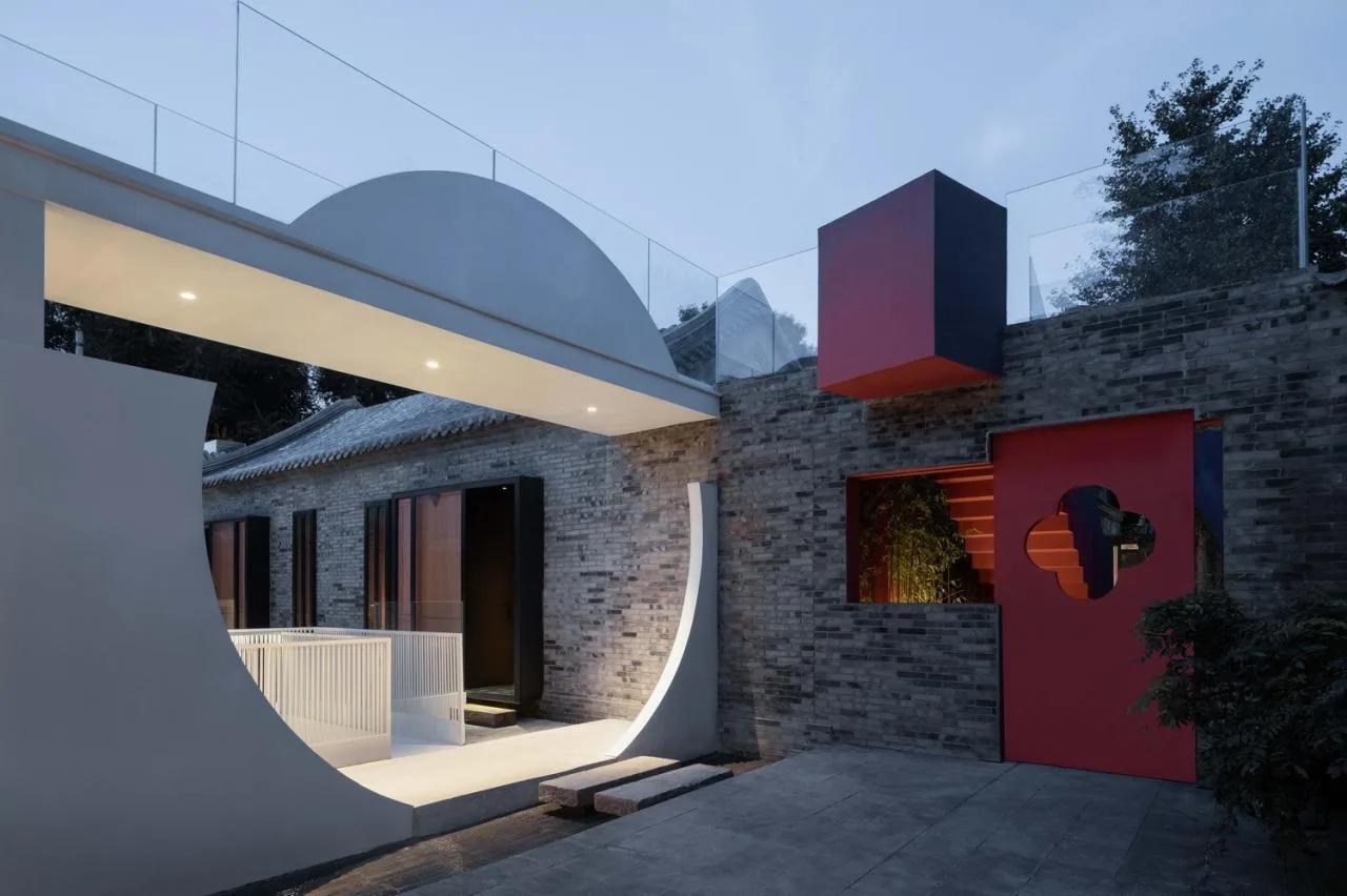 BIM Architecture | Interwoven Dialogue between New and Old - Courtyard Renovation Design at 91 Beiluogu Lane/Jiejie Studio