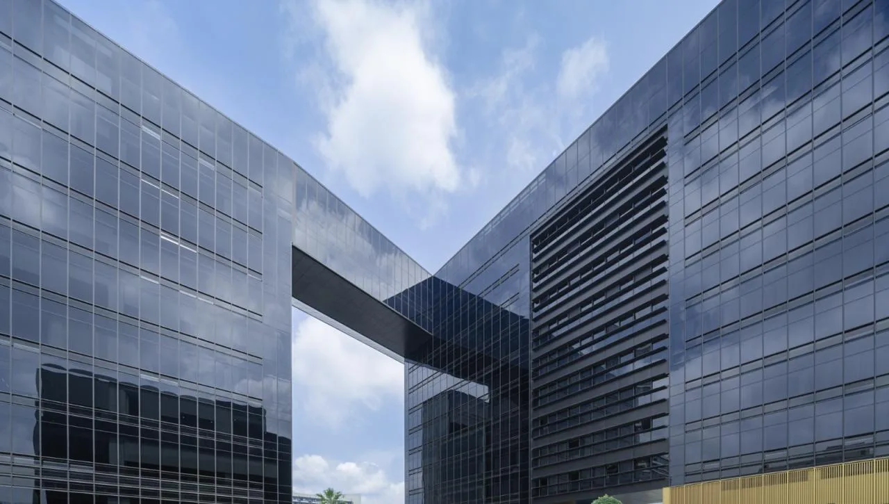 BIM architecture | Gad works | Open and closed three-dimensional garden, Hangzhou Guanrui Building