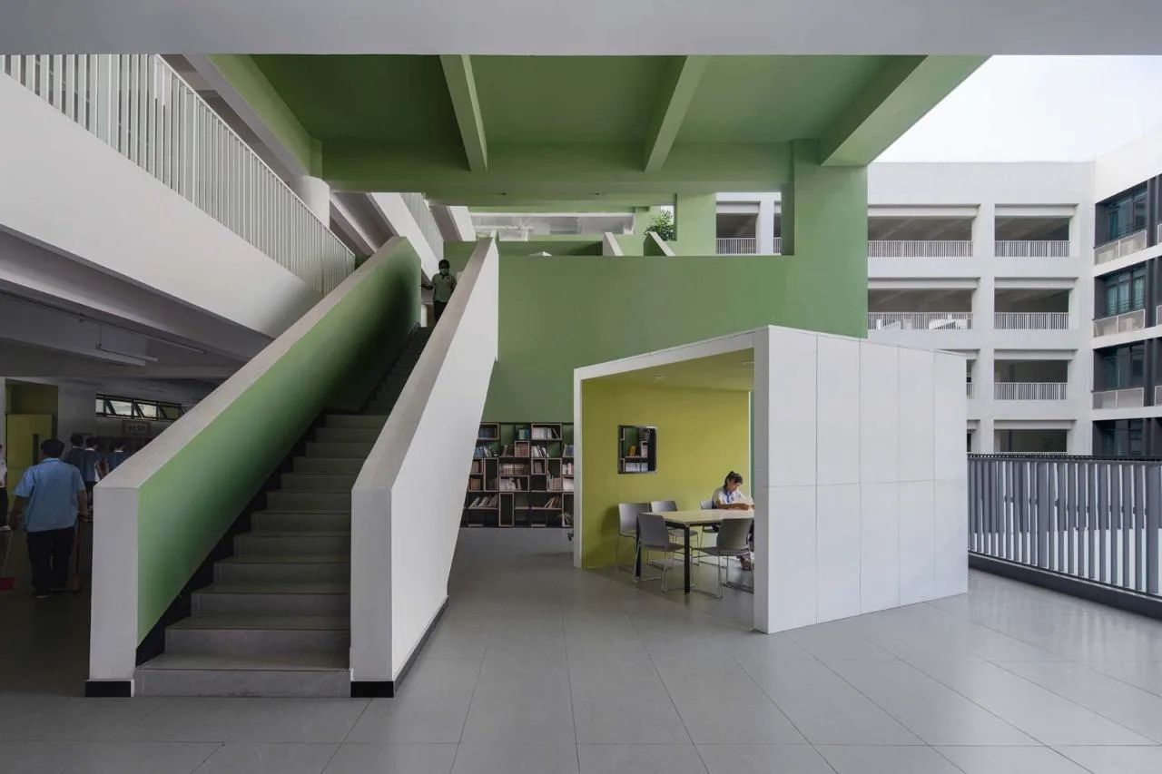BIM Architecture | Shenzhen Longhua District Xingzhi Middle School/Zhubo Design Joint Public Works
