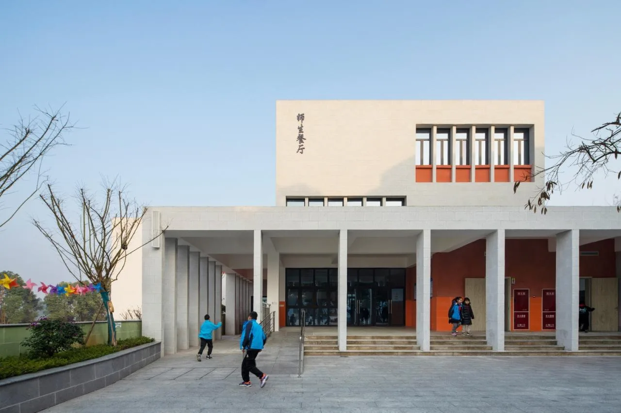 BIM Architecture | Huangjia Primary School Expansion Project - Order Geometry/Foundation Building