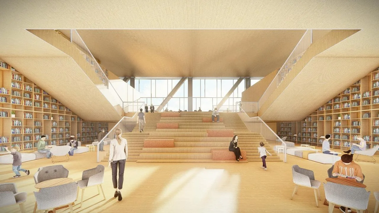 BIM Architecture | Lanzhou Gaolan Community Cultural and Sports Center/Yijing Architectural Design