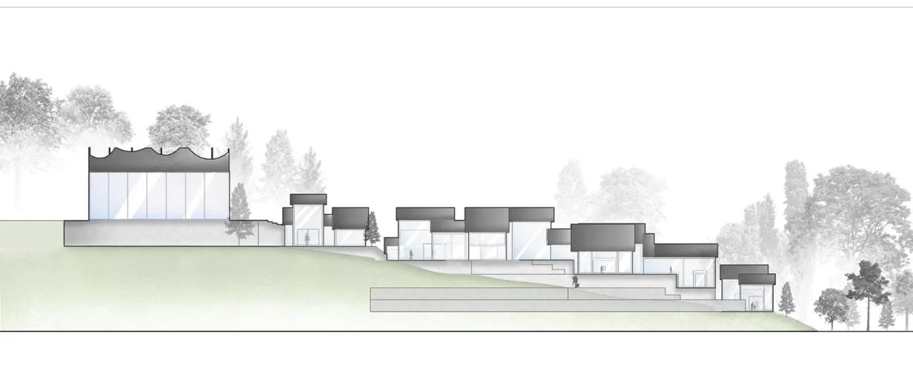 BIM Architecture | Linhe Moying - Xianshi Ancient Town Activity Complex Scheme Design/Outsiders Architecture