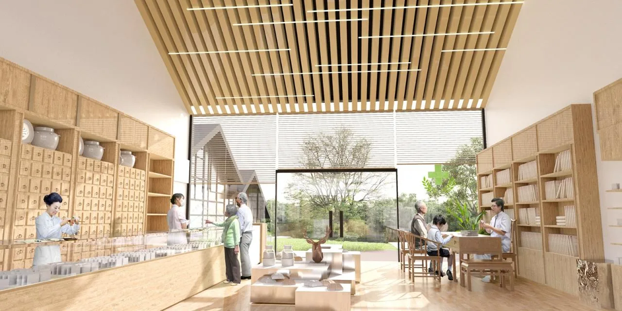 BIM Architecture | Linhe Moying - Xianshi Ancient Town Activity Complex Scheme Design/Outsiders Architecture