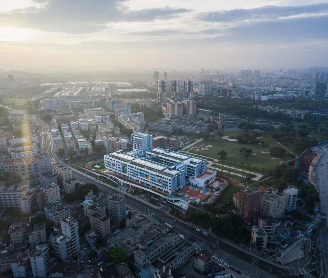BIM Architecture | Shenzhen Longhua District Xingzhi Middle School/Zhubo Design Joint Public Works