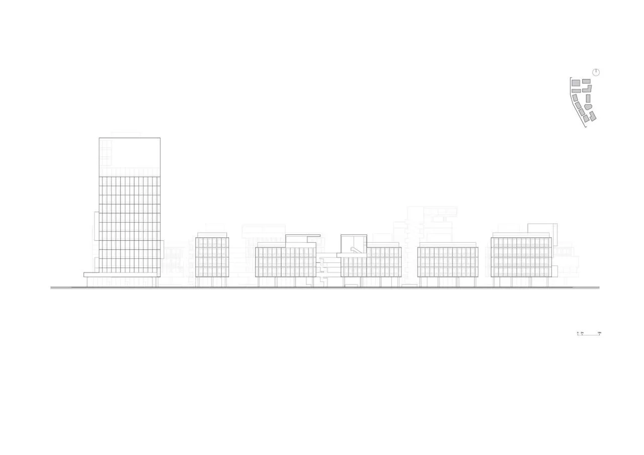 BIM Architecture | Chengdu Luhu Floating Headquarters Office Building/Vertical Building