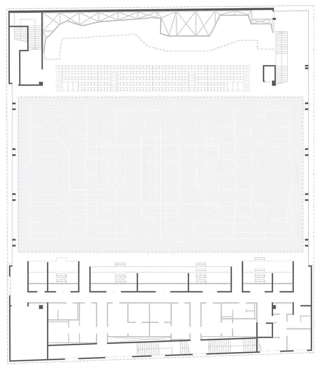 BIM Architecture | P ô le Simone Veil Multi functional Sports Center/K Architecture Sigwalt Herman