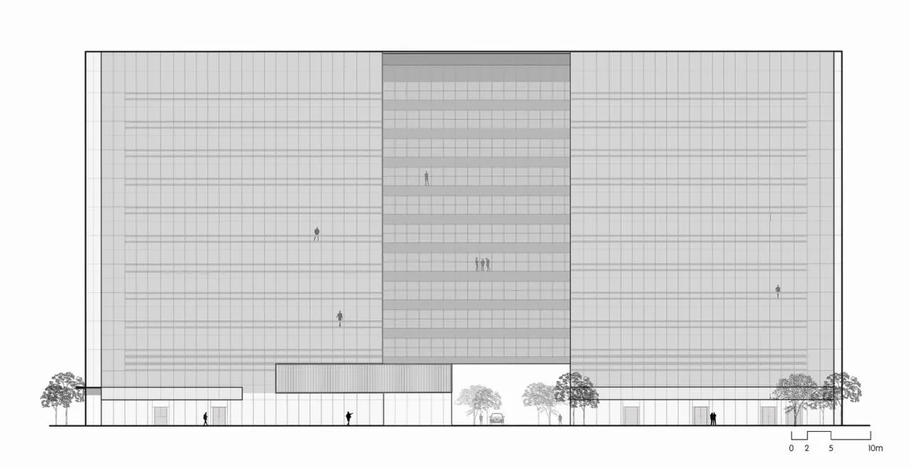 BIM architecture | Gad works | Open and closed three-dimensional garden, Hangzhou Guanrui Building