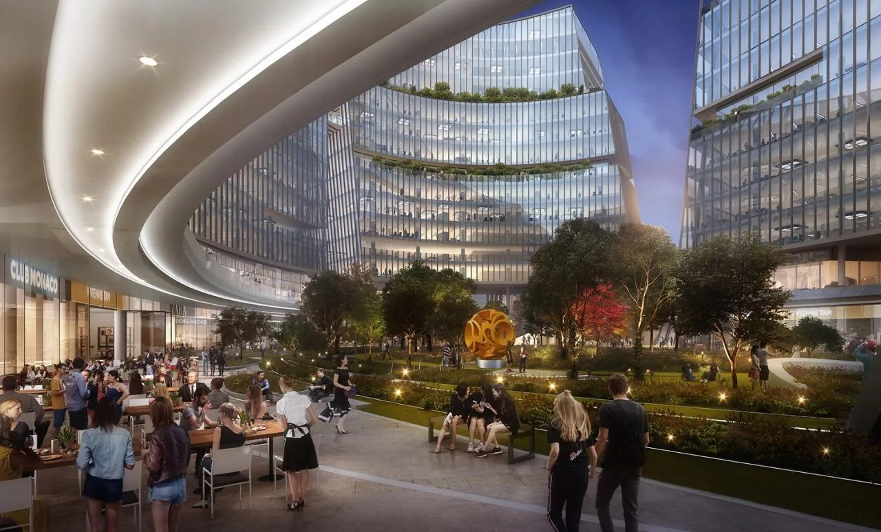 BIM Architecture | Chengdu High tech Vanke Center - Urban Garden of High tech Zone/Laguarda. Low Architects