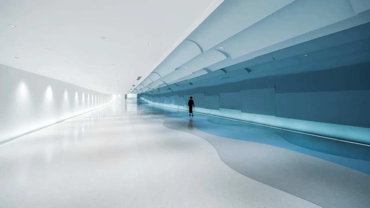 BIM Architecture | Shanghai's Trendiest Underground Passage, Riding Shanghai Waves to See Shanghai/W-Mills by Wutopia Lab