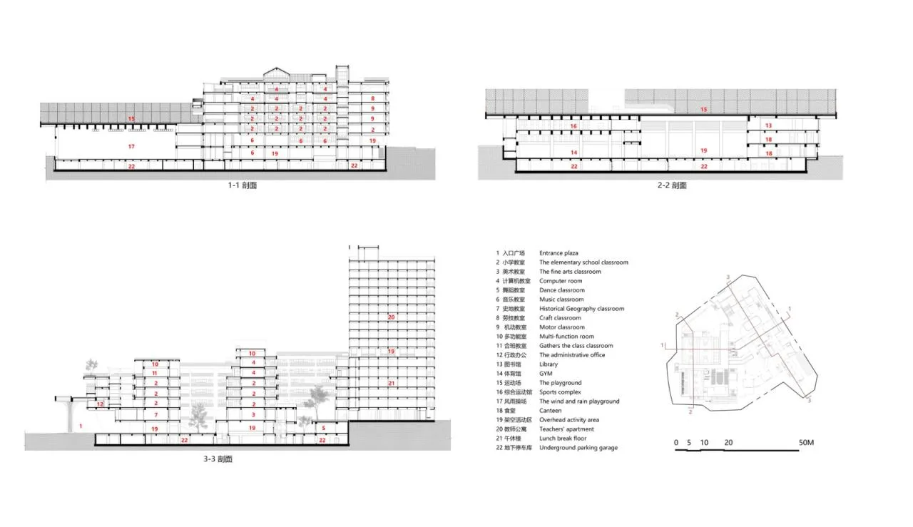 BIM Architecture | Shenzhen Pingshan East Bay Area Experimental School/Shendu Design
