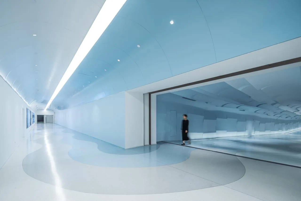 BIM Architecture | Shanghai's Trendiest Underground Passage, Riding Shanghai Waves to See Shanghai/W-Mills by Wutopia Lab