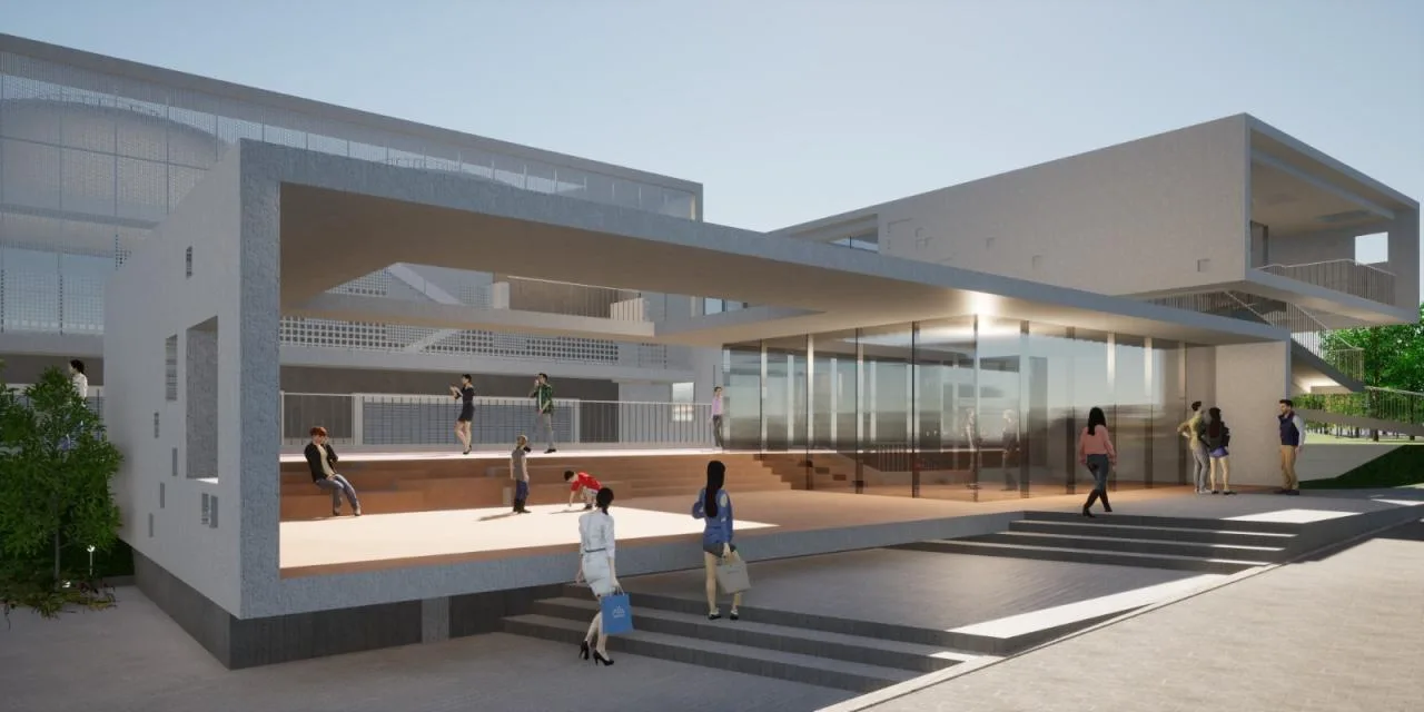 BIM Architecture | 'Gathering Energy Floating Clouds' Design: Function and Landscape Coexistence, Green Public Space, Community Interaction - Lv Yuanxiang Architectural Firm Guangzhou Panyu Square Substation Design Scheme Winning