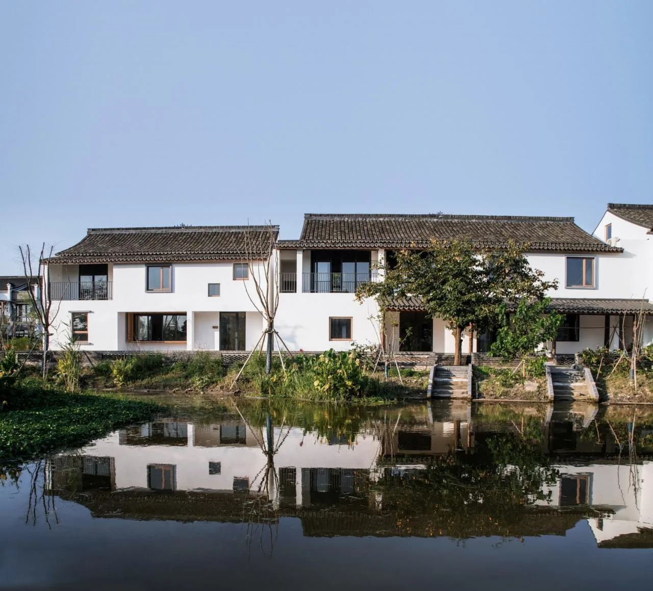 BIM Architecture | Low Cost Whole Village Renovation Practice: Rural Revitalization of Liyao Village in Fengxian, Shanghai/Water Stone Design