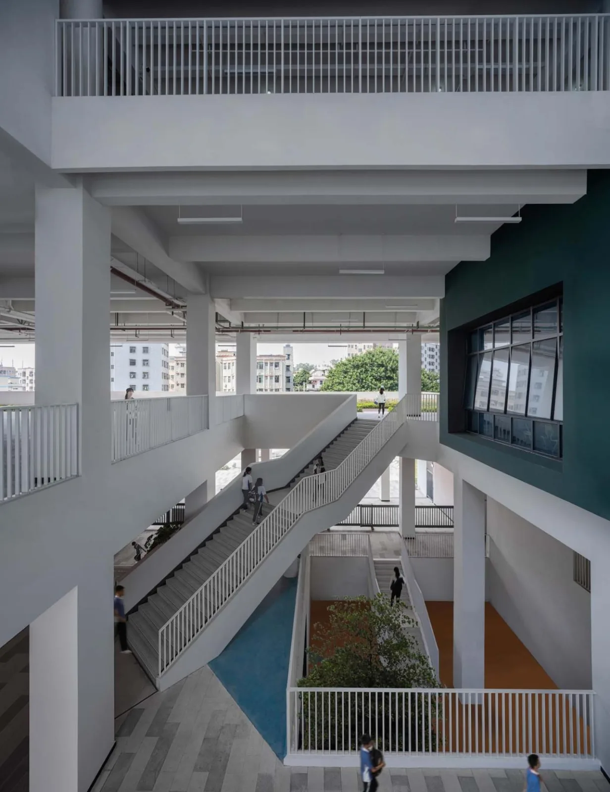 BIM Architecture | Shenzhen Longhua District Xingzhi Middle School/Zhubo Design Joint Public Works