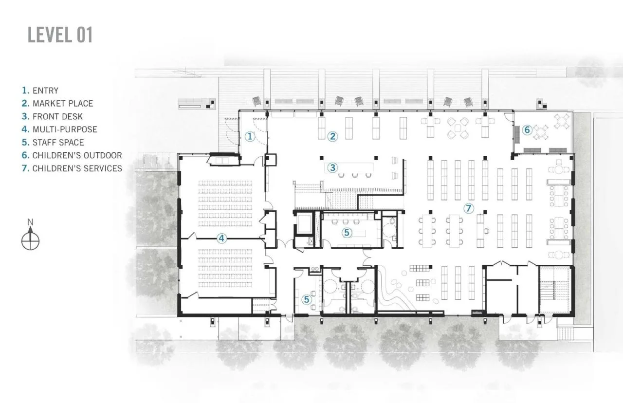 BIM Architecture | DCPL Southwest Community Library/Perkins and Will