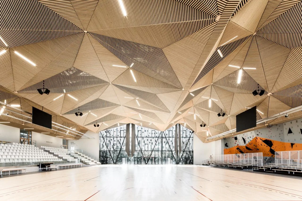 BIM Architecture | P ô le Simone Veil Multi functional Sports Center/K Architecture Sigwalt Herman