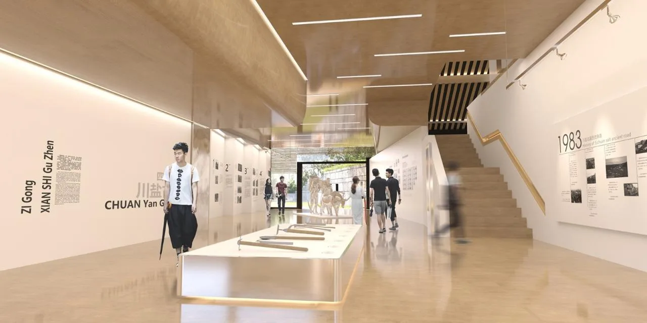 BIM Architecture | Linhe Moying - Xianshi Ancient Town Activity Complex Scheme Design/Outsiders Architecture