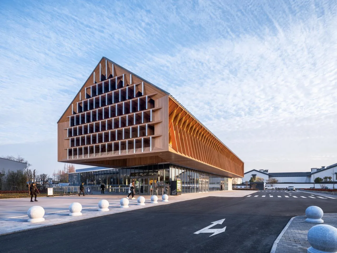 BIM Architecture | Zhujiajiao Tourist Service Center/Unparalleled Architecture Studio