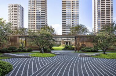 BIM Architecture: Urban Forest Residential Garden by ZSD Zhuoshi-BIM WORLD