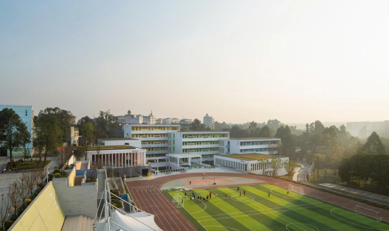 BIM Architecture | Huangjia Primary School Expansion Project - Order Geometry/Foundation Building